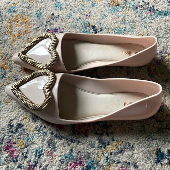 Melissa Pointy Heart Flats - Picture 3 of 6